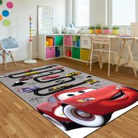 Autos Spielteppich Für Kinder, Benutzerdefinierte Matte Kinder Auto Teppich, Straßenmatte Mit Individuellem Namen, Geschenkideen, Bereich Moderner von NewCarpetWorld