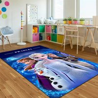 Die Eiskönigin, Elsa Teppich, Kinderzimmer Teppich, Edel Teppich, Geschenk Für Mädchen, Geschenk Mädchen von NewCarpetWorld