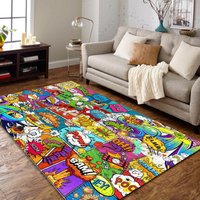 Teppich, Teppich, Boom Teppich, Regenbogen Boho, Art, Style von NewCarpetWorld