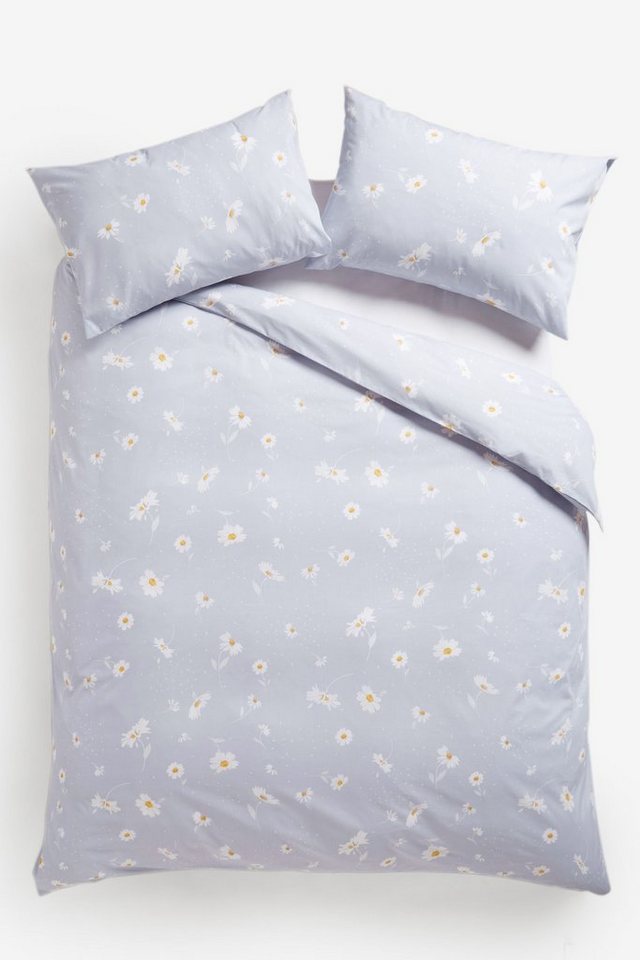 Bett-Set, Set mit Bettbezug und Kissenbezug mit, Next, Bezug: Polyester (recycelt), Baumwolle von Next