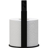 Nichba Design - Toilettenpapier-Halter Extra, schwarz von Nichba Design