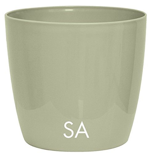 Nicoli 1015sa Origin Decor Spritzguss Verve Vase, Salbei, 15 cm von Nicoli