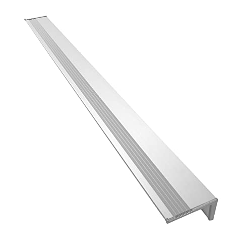 nielsen Designboard aus Aluminium 90 cm, Silber matt, Regal, Ablage, Schweberegal für Wohnzimmer, Küche, Flur, Schlafzimmer, Badezimmer inkl. Montagematerial von nielsen