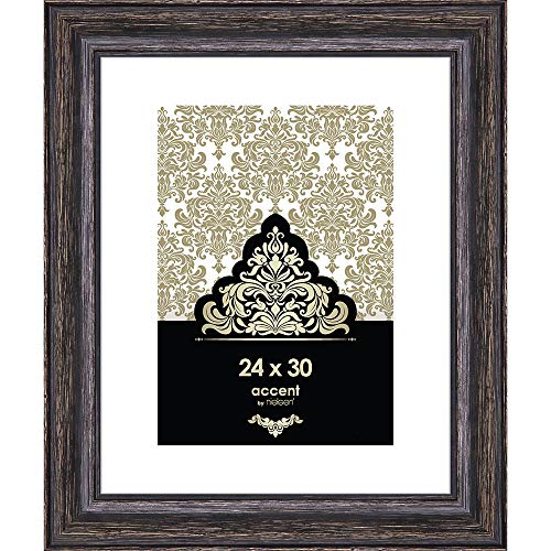 accent by nielsen Holz Bilderrahmen Vintage, 24x30 cm, Schwarz von accent by nielsen