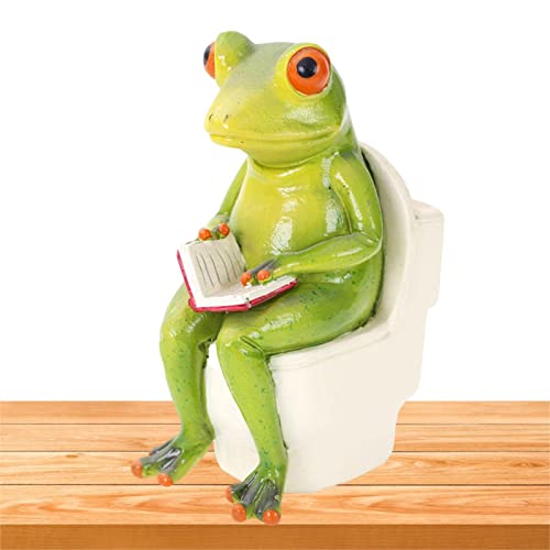 Niktule Frösche Deko Figur Bring Viel Glückart Decor Deko Frosch Yoga Dekofigur Frosch MeditierendFrosch Auf WCReisender FroschFrösche Harz Handwerk Handwerk Schlafzimmer Einrichtungsgegenstände von Niktule