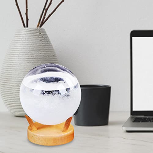 Storm Glass, Storm Glass Weather Predictor, Wettervorhersage, Wetterstation Liquid Barometer Weather Predictor, Stilvolle Kreative Desktop Dekorative Flasche - Einzigartiges Geschenk von Niktule