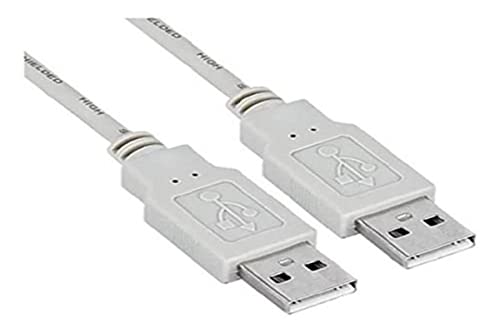 Nilox 5 m USB2.0 – USB Kabel (USB A, USB A, männlich/männlich, gerade, gerade, grau) von Nilox