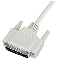 Nilox RS232 25Pin/25pin, 3 m, M/M – Netzwerkkabel (3 m, M/M) weiß von Nilox