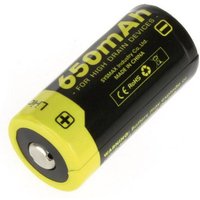 NiteCore NL166 Spezial-Akku 16340 Li-Ion 3.7V 650 mAh von Nitecore