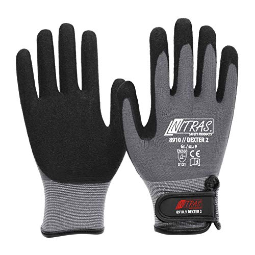 12 Paar NITRAS 8910 Dexter 2 Mechanikerhandschuhe Werkstatthandschuhe Handschuhe mit Klettverschluss, Größe:11 12 Paar NITRAS 8910 Dexter 2 Mechanikerhandschuhe Werkstatthandschuhe Handschuhe mit Klettverschluss, Größe:11 von Nitras