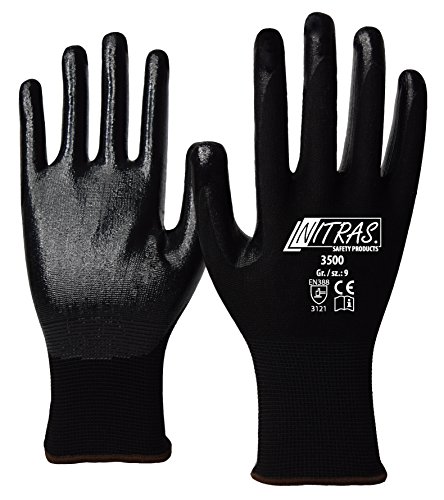 144 Paar NITRAS-Nylon-Nitril-Handschuh 8 Grösse 8 144 Paar NITRAS-Nylon-Nitril-Handschuh 8 Grösse 8 von Nitras