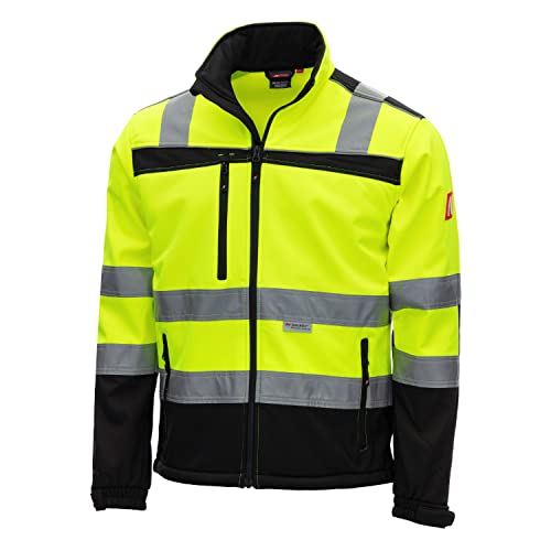 Nitras Motion Tex Viz 7171 Softshell-Warnschutzjacke - EN 20471 - Gelb - 3XL Nitras Motion Tex Viz 7171 Softshell-Warnschutzjacke - EN 20471 - Gelb - 3XL von Nitras