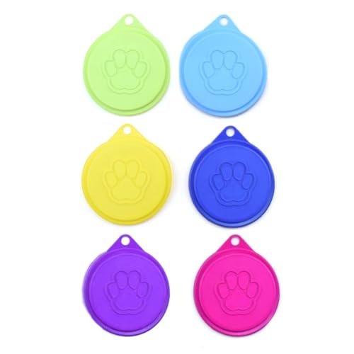 Katzenfutterdeckel - Wiederverwendbare Blechkappen, Hund Can Dichtungen | 6pcs Silikon -Haustierdeckel Deckel Für Beutel, Mahlzeitbehälter, Aufbewahrungs -Topper, Luftschleuse Frische Dichtungen, Geei Katzenfutterdeckel - Wiederverwendbare Blechkappen, Hund Can Dichtungen | 6pcs Silikon -Haustierdeckel Deckel Für Beutel, Mahlzeitbehälter, Aufbewahrungs -Topper, Luftschleuse Frische Dichtungen, Geei von Nixiara