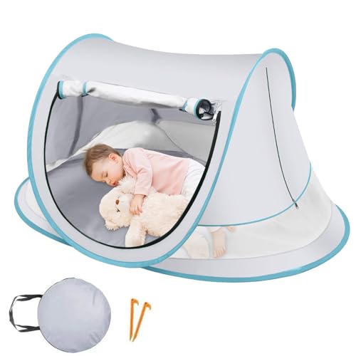 Nixiara Baby-Sonnenzelt | Baby-Strandkuppel, Outdoor-Sonnenschutz, leicht, sanddicht, Baldachin für Picknick, Spielpark, Reisen, Hinterhof, Erholung, Camping, Urlaub, See, Angeln Nixiara Baby-Sonnenzelt | Baby-Strandkuppel, Outdoor-Sonnenschutz, leicht, sanddicht, Baldachin für Picknick, Spielpark, Reisen, Hinterhof, Erholung, Camping, Urlaub, See, Angeln von Nixiara