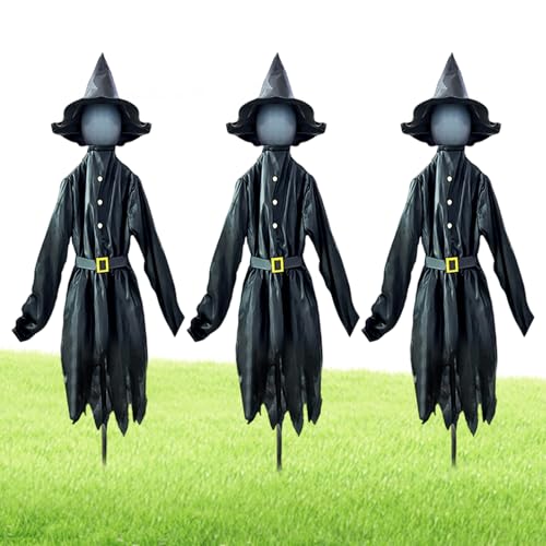 Nixiara Halloween Outdoor-Deko, Beleuchtete Halloween Hexen Pflöcke für Vorgarten, Wasserdichtes 150 cm Grusel Deko Element mit Ständer für Außenbereich Herbstdekoration Wegbeleuchtung Nixiara Halloween Outdoor-Deko, Beleuchtete Halloween Hexen Pflöcke für Vorgarten, Wasserdichtes 150 cm Grusel Deko Element mit Ständer für Außenbereich Herbstdekoration Wegbeleuchtung von Nixiara