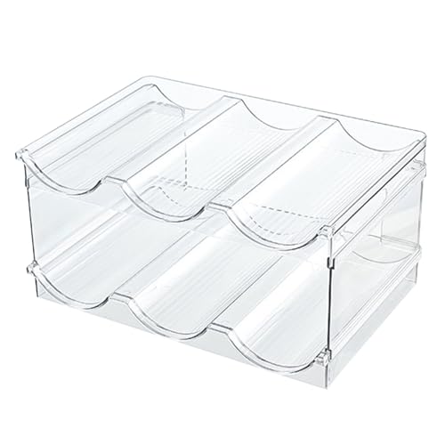 Wasserflaschenspeicher - Rack Für Clear -Spender, Stapelbares Schrankregal | Food Pantry Stand Wine Cellar Organizer, Schrankspülhalter -Display, Multifunktional Küchengetränksaufbewahrungsbar Wasserflaschenspeicher - Rack Für Clear -Spender, Stapelbares Schrankregal | Food Pantry Stand Wine Cellar Organizer, Schrankspülhalter -Display, Multifunktional Küchengetränksaufbewahrungsbar von Nixiara