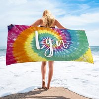 Tie Dye Strandhandtücher, Personalisiertes Strandtuch, Strandhandtücher Zum Verkauf, Poolhandtücher, Handtücher von NnhCraft