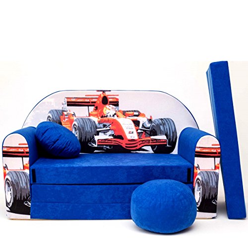 Kindersofa Spielsofa Minicouch aus Schaum Kindersessel Kissen Matratze Farbwahl (13) von Nobiko