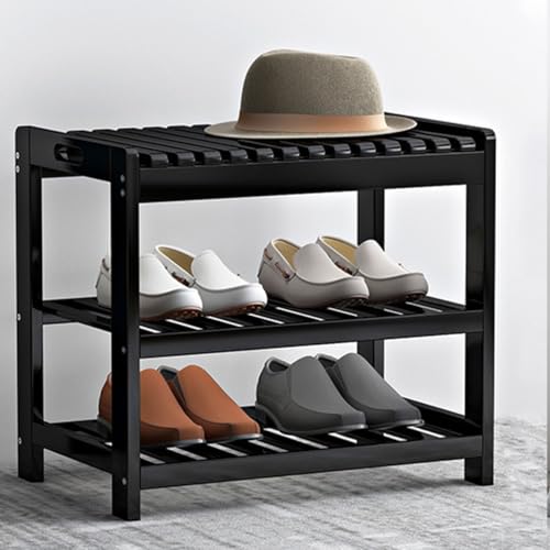 3-Etage Schuhregal, Schuhbank Mit Sitzfläche,Schuhbank Mit Stauraum,Sitzbänke,bank Flur,Stabiles Schuhaufbewahrung,Schuhregalbank,Aufbewahrungsbank,für Eingang Flur Schlafzimmer(Black,L19.6in/50cm) 3-Etage Schuhregal, Schuhbank Mit Sitzfläche,Schuhbank Mit Stauraum,Sitzbänke,bank Flur,Stabiles Schuhaufbewahrung,Schuhregalbank,Aufbewahrungsbank,für Eingang Flur Schlafzimmer(Black,L19.6in/50cm) von Nordivo
