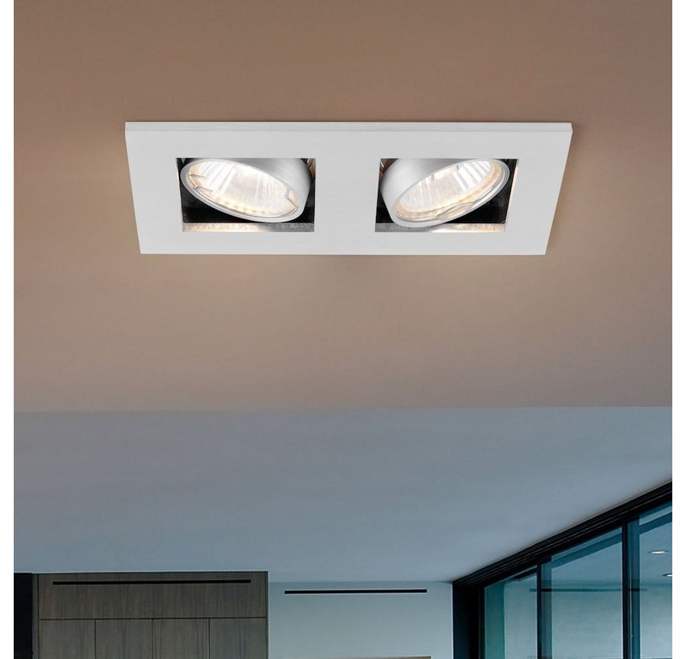 Nordlux LED Einbaustrahler, Leuchtmittel inklusive, Warmweiß, Deckenleuchte Einbauleuchte Deckenlampe schwenkbar weiß von Nordlux