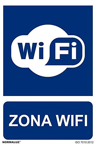 Normaluz RD20061 – Zulassung, WLAN-Zone, PVC, Glaspack, 0,7 mm, 21 x 30 cm von Normaluz