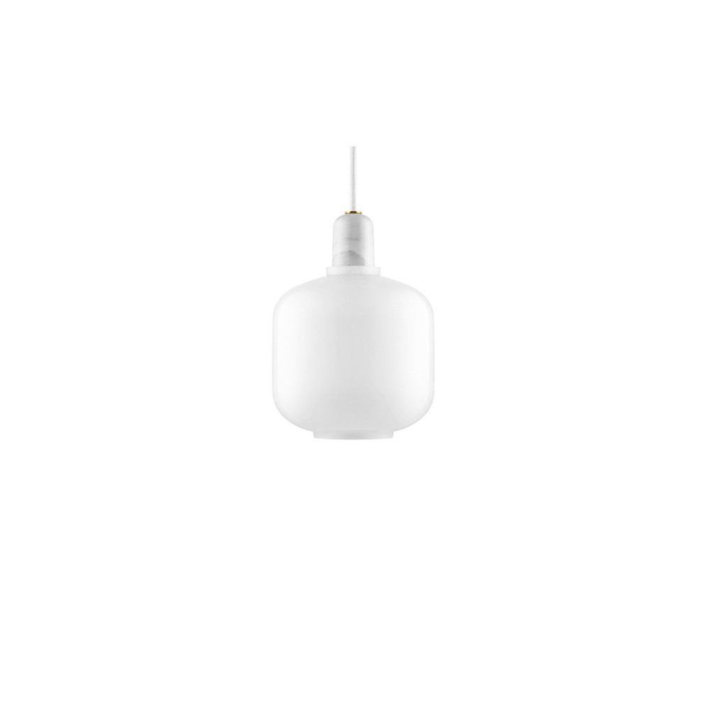 Normann Copenhagen - Amp Pendelleuchte Small Weiß/Weiß Normann Copenhagen von Normann Copenhagen