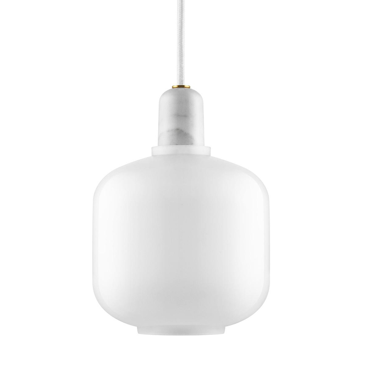 Normann Copenhagen - Amp Pendelleuchte - weiß/H:17cm Ø14cm/exkl. Leuchtmittel von Normann Copenhagen