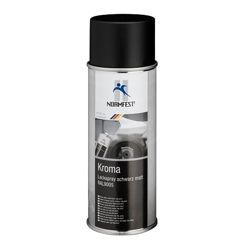 Normfest Lackspray Kroma RAL9005 schwarz matt 400 ml von Normfest