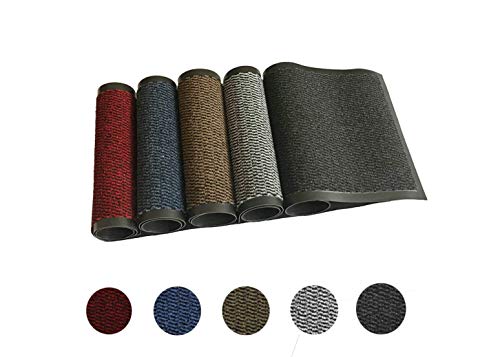 Northam - Premium Türmatte Fußmatte Schmutzfangmatte Matte/viele Farben & Größen (Schwarz, 40 x 60 cm) von Northam