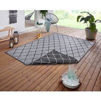 NORTHRUGS Teppich "Malaga Wendeteppich", rechteckig, In-& Outdoor, Wetterfest, Balkon, Garten, Wohnzimmer, Wasserfest von Northrugs