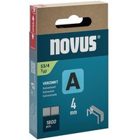 Novus - Feindrahtklammern a Typ 53, 4mm, 1800 Stk Novus - Feindrahtklammern a Typ 53, 4mm, 1800 Stk von Novus