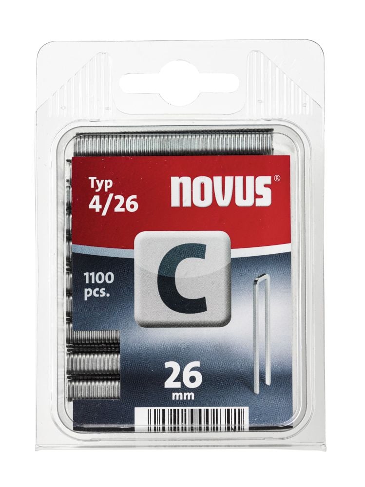 Novus Tackerklammer Typ C 4/26 1100 Stück Novus Tackerklammer Typ C 4/26 1100 Stück von Novus