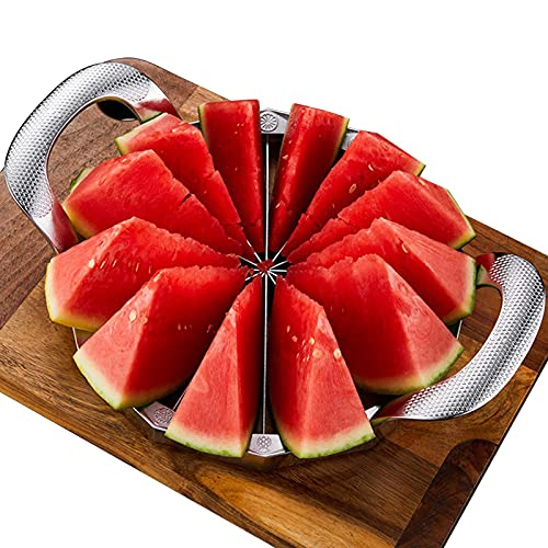 Nrkin Wassermelonen Schneider Watermelon Slicer, Apfelschneider Watermelon Schneide Edelstahl Obst Schneiden Slicer More Simply Get 12 Slices Küche Praktische Werkzeuge von Nrkin