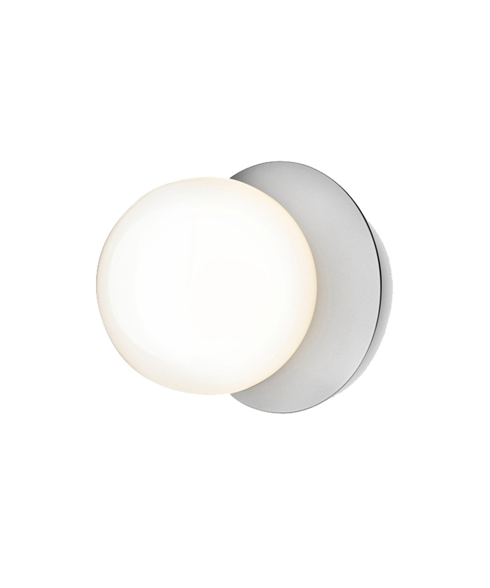 Nuura - Liila 1 Wand/Deckenleuchte Light Silver/Opal White von Nuura