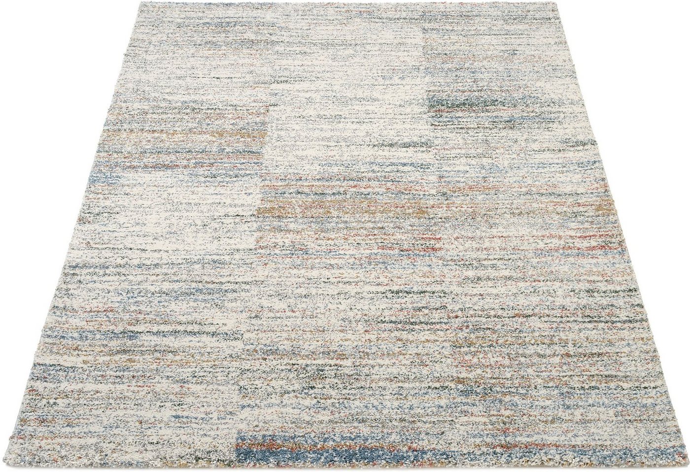 Teppich NEW VILLA LINES, OCI DIE TEPPICHMARKE, quadratisch, Höhe: 20 mm, moderne melierte Farben, Vintage Look, Wohnzimmer von OCI DIE TEPPICHMARKE