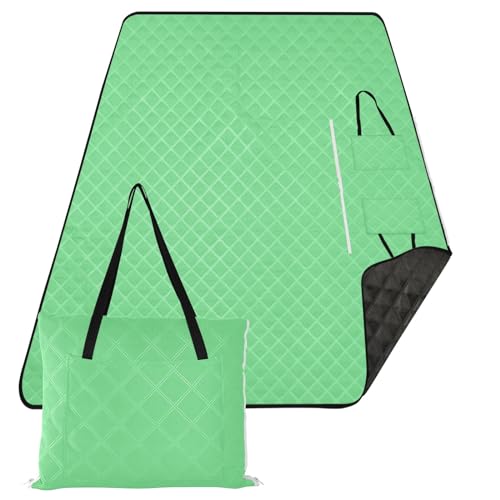 ODAWA Picknickdecke, sehr leicht, wasserdicht, Malachitgrün, 203,2 x 299,7 cm von ODAWA