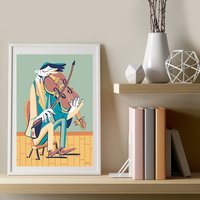 Illustration A Ballad To Myself Fine Art Print Wandkunst Home Dekor Wand-Dekor Wand Kunst Druck Moderne Kunstdruck von ODAproducts