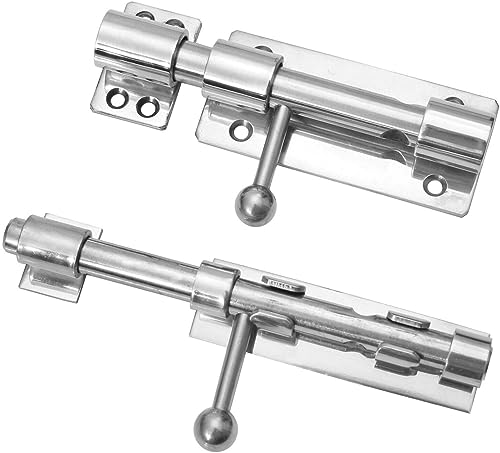 Bolzenriegel aus Edelstahl V4A in 2 Varianten zum auswählen zum Schrauben oder zum schweißen (Zum Anschweißen) von ONPIRA