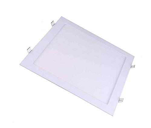 ONSSI LED-Platte, quadratisch, 295 x 295 mm, 24W, Panel superdünn, neutrales Licht, 4500K, weißer Rahmen, hohe Helligkeit, Einbauleuchte, Deckenleuchte von ONSSI