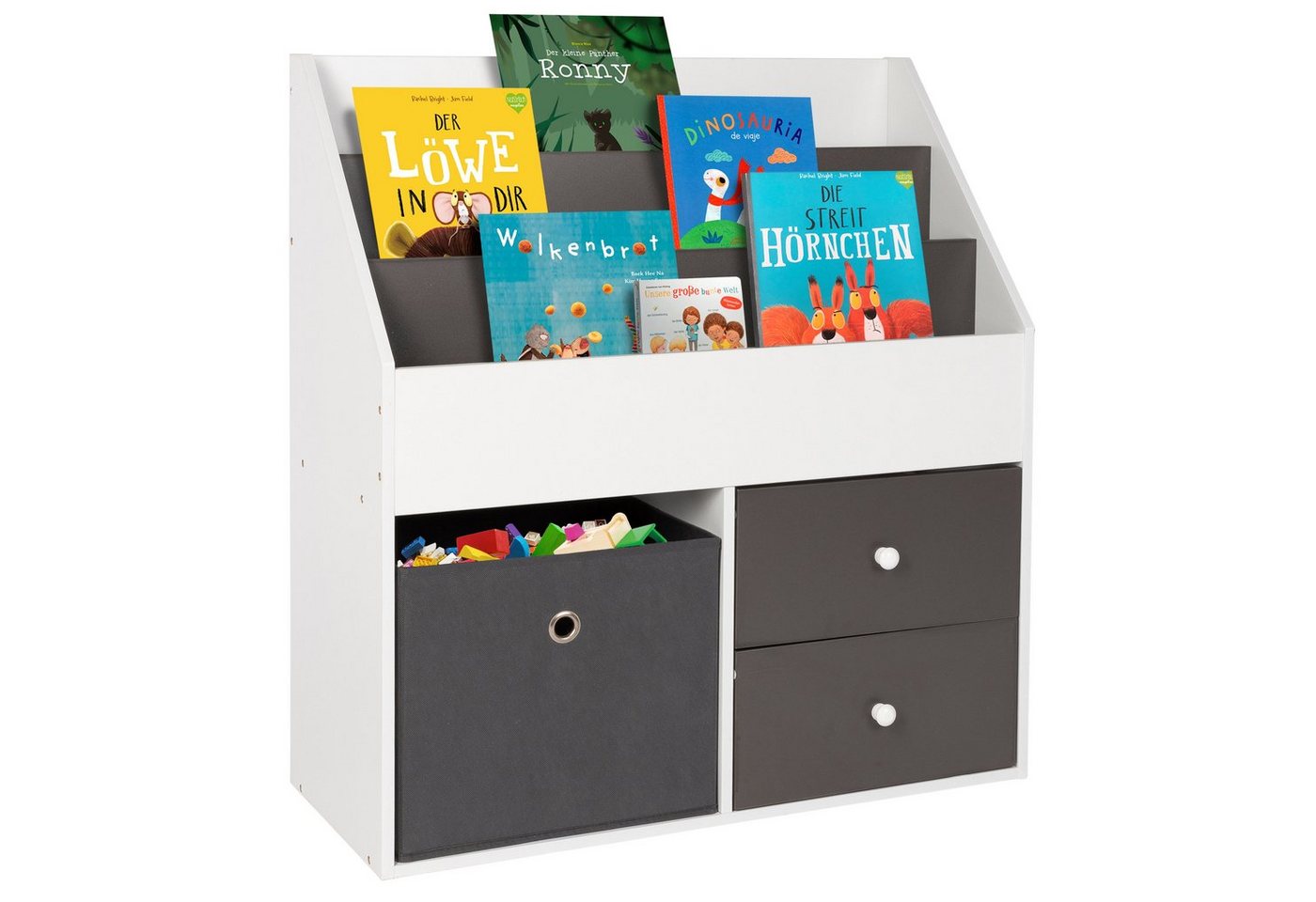 ONVAYA Bücherregal Kinderregal, Bücherregal, Spielzeugregal Kinderzimmer von ONVAYA