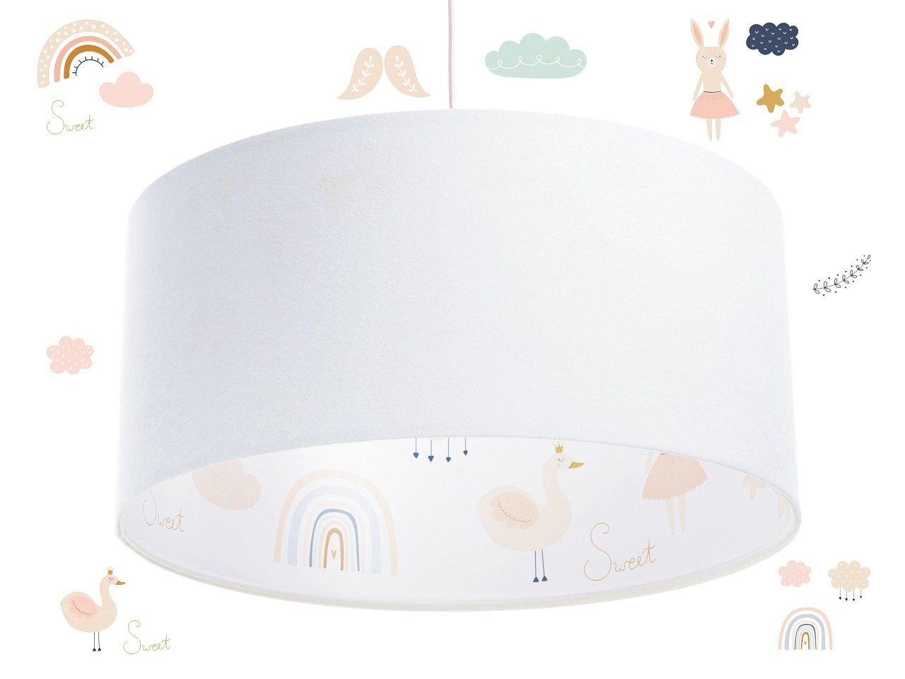 ONZENO Pendelleuchte Foto Dreamy Bright 1 40x20x20 cm, einzigartiges Design und hochwertige Lampe von ONZENO