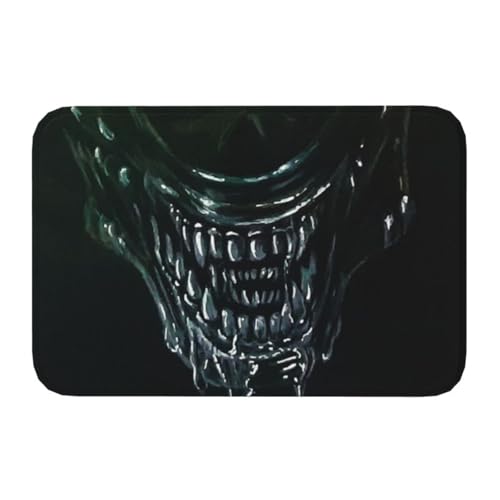 OOAHJEID Fußmatte für Badezimmer Personalisierte Predator Lächeln Fußmatte Matte Anti-Rutsch Horror Xenomorph Alien Monster Bad Küche Schlafzimmer Teppich Teppich OOAHJEID Fußmatte für Badezimmer Personalisierte Predator Lächeln Fußmatte Matte Anti-Rutsch Horror Xenomorph Alien Monster Bad Küche Schlafzimmer Teppich Teppich von OOAHJEID