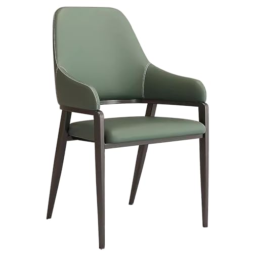 OOPST Esszimmerstühle, Einfacher Haushalts-Esszimmerstuhl, Stuhl Esszimmer, Rückenlehnenstuhl, Moderne Küchenmöbel, Stühle Esszimmer (Color : Green) von OOPST