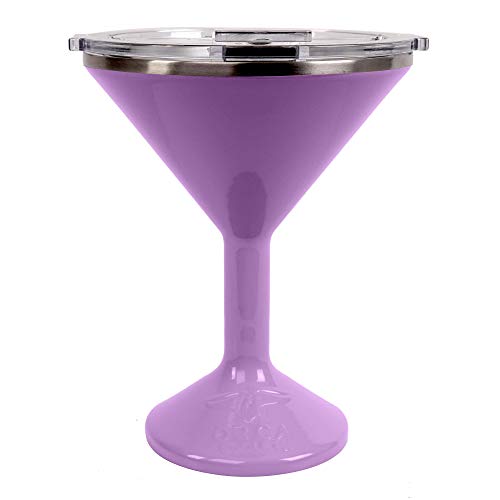 ORCA Tini Martini-Glas aus Edelstahl, temperaturisolierter Becher für jede Party, Picknick, Pool, Strand und Terrasse, 370 ml, Lila von ORCA