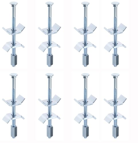 8 Set Möbelverbinder, Möbelverbindungsschrauben, Küchen arbeitsplatten verbinder, Arbeitsplattenverbindungsschrauben, Werkbank verbinder, Plattenverbinder, 100 mm von ORFCP