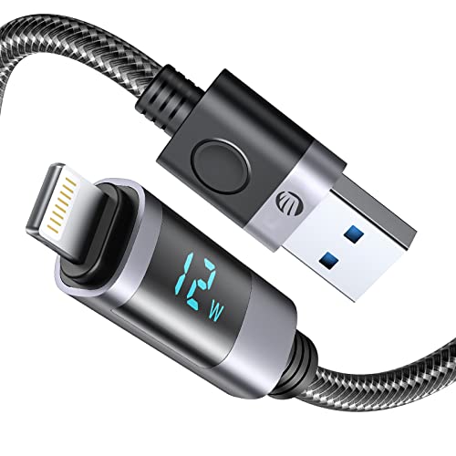 ORICO USB-A auf Lightning Kabel, LED-Anzeige Schnelles Laden, Hochgeschwindigkeits-Daten¨¹bertragungskabel Kompatibel mit iPhone 13 12 11 Pro Max XS XR X 8 7 Plus AirPods Pro und mehr(2M) von ORICO