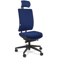 ORIGINAL STEIFENSAND Bürostuhl Volto Plus Comfort, VP 43501S2 251 Stoff blau, Gestell schwarz von ORIGINAL STEIFENSAND