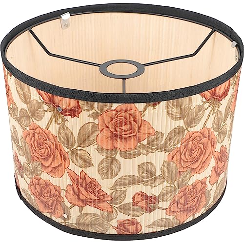 OSALADI Wandlampe Lampenschirm Rustikaler Lampenschirm Vintage Pendelleuchte Lampenschirm Mit Pflanzenmuster Lampenschirm Aus Bambus Lampenschirme E27 Schirm Blumen Zylindrisch Metall OSALADI Wandlampe Lampenschirm Rustikaler Lampenschirm Vintage Pendelleuchte Lampenschirm Mit Pflanzenmuster Lampenschirm Aus Bambus Lampenschirme E27 Schirm Blumen Zylindrisch Metall von OSALADI