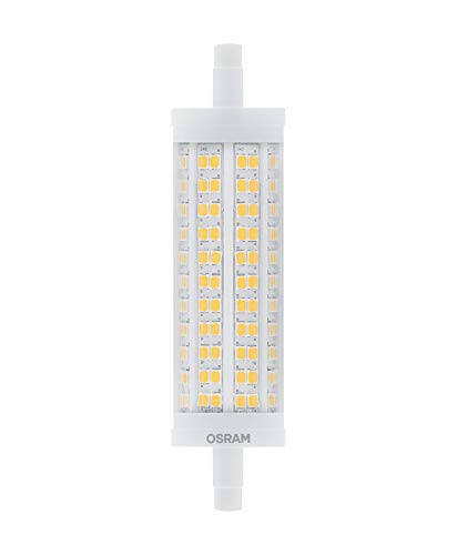 OSRAM Dimmbare LED-Taschenlampe mit R7s-Sockel, 18,2 W LED-Röhre, 150-W-Ersatz, warmweißes Licht (2700 K) von Osram