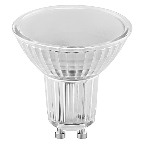 OSRAM PAR16 LED Reflektorlampe mit GU10 Sockel, Warmweiss (2700K), Glas Spot, 4.3W, Ersatz für 50W-Reflektorlampe, LED STAR PAR16 , 6er-Pack von Osram